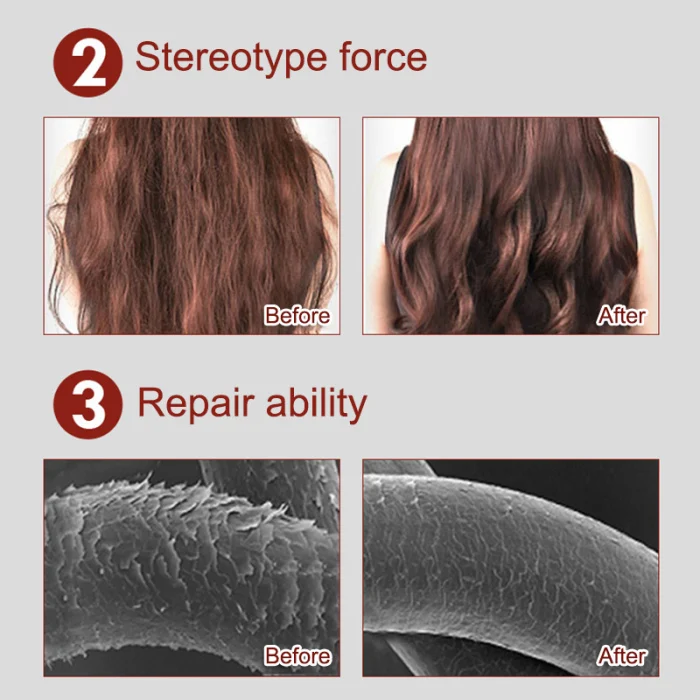 Горячая волос эластина, сохраняя кудри стереотипы Волос Стайлинг эластина элемент аромат спа CUN 668