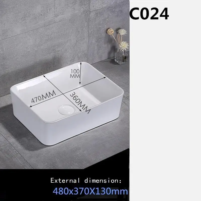 MODEL C Собре Encimera Para бассейна Bassin тщеславия Туалет Bagno Саль водяной Lavandino мягкая де умывальник Куба Banheiro Ванная комната раковина - Цвет: MODEL C
