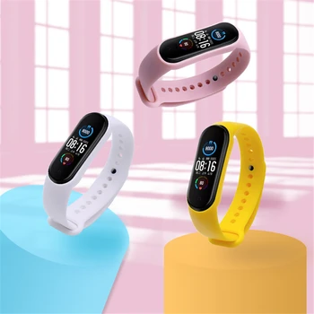 

NEW sport Man smart watch band Mi Band 5 Strap For Xiao mi Mi Band 5 Strap Compatible Bracelet Wristband Pulseira Mi band 5 4 3