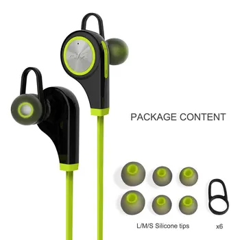 

Bluetooth Headphones Wireless Sports Earphone In-ear Headset Running Music Stereo Earbud Handsfree with Mic for iPhone 8 Samsung