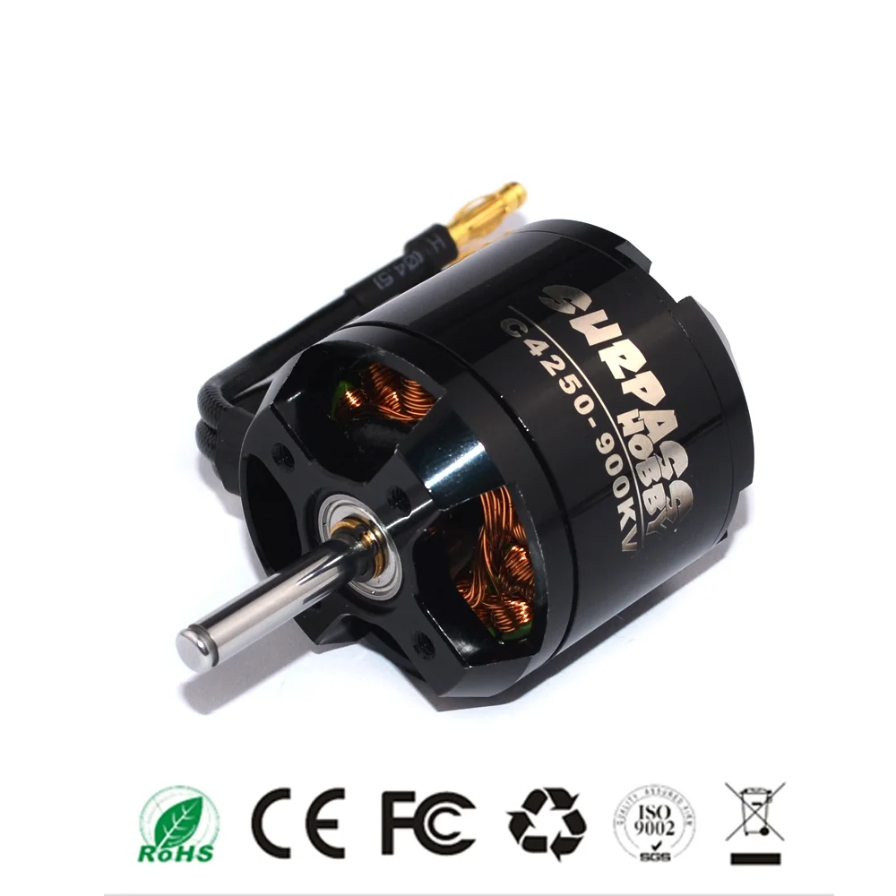 Airplane rc rtf toy engine C3520-4250 600RPM 2kw brushless motor dc motor 48v