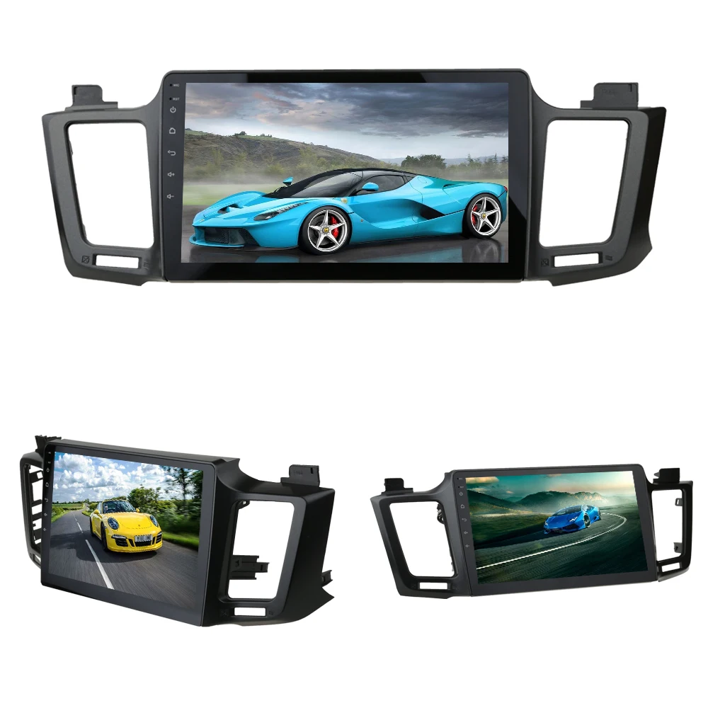 Discount Sinosmart  Android 8.1 2Din IPS/QLED 2.5D screen car gps multimedia radio navigation player for Toyota RAV4 2009-2013 18