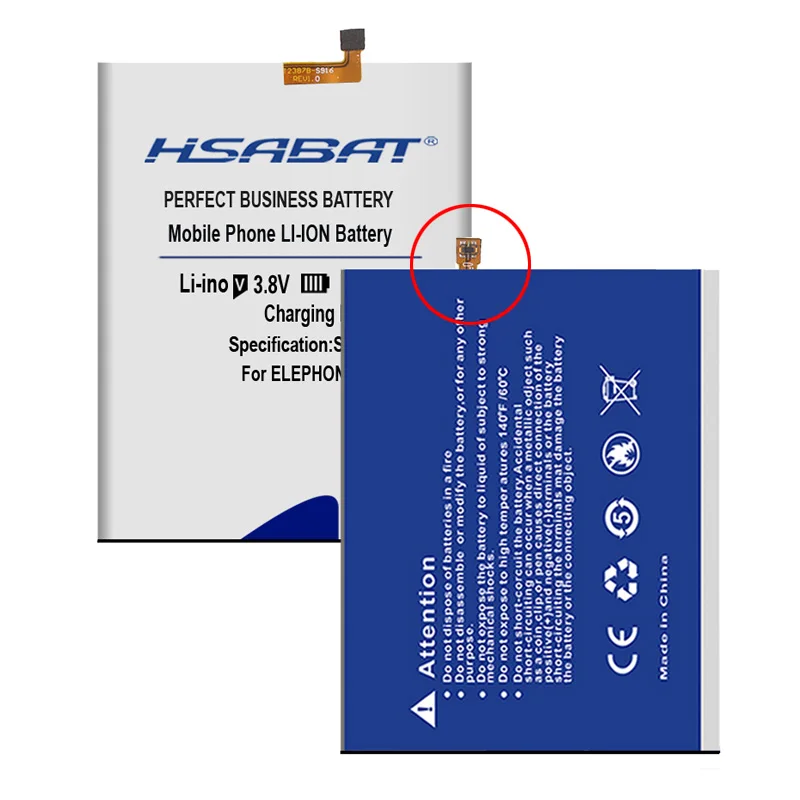 HSABAT 3250 мАч батарея мобильного телефона для Elephone S7 MINI S7mini