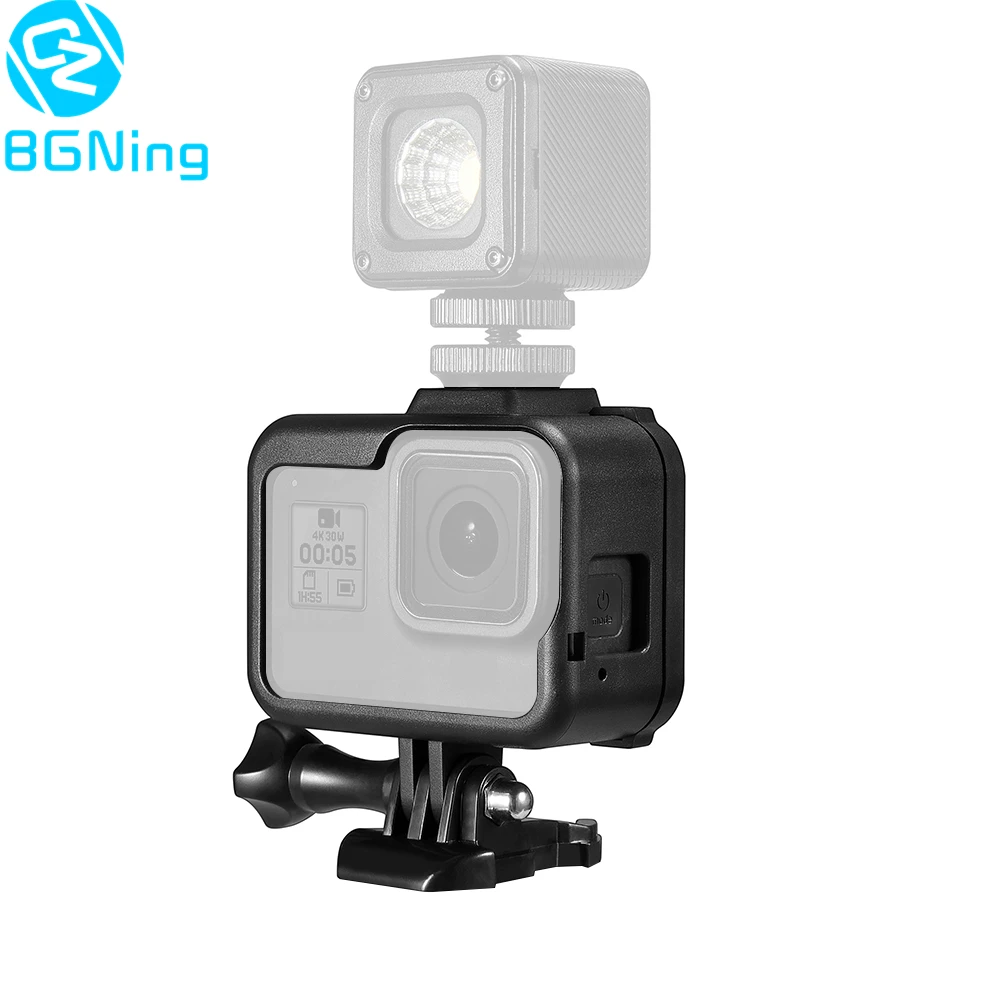 BGNing пластиковая легкая Защитная клетка для камеры защитная рамка для GoPro Hero 8 аксессуары для экшн-камеры