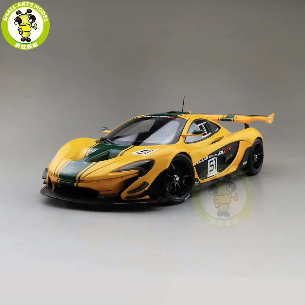1/18 Почти настоящий MCLAREN P1 GTR Geneva Motor Show литой модельный автомобиль подарки