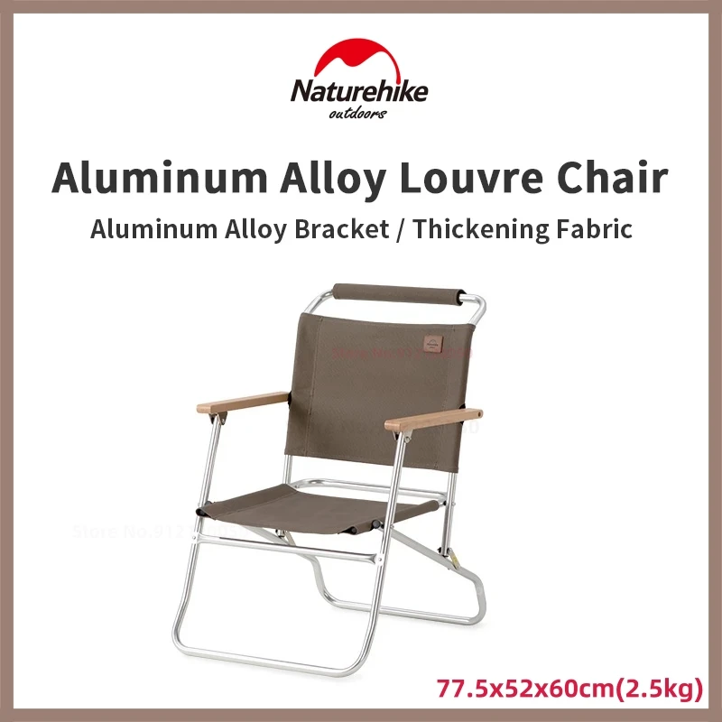 

Naturehike Outdoor Chair Aluminum Alloy Rover Tables Ultralight Folding Beach Chair Backrest Camping Picnic Chair Camp Furniture