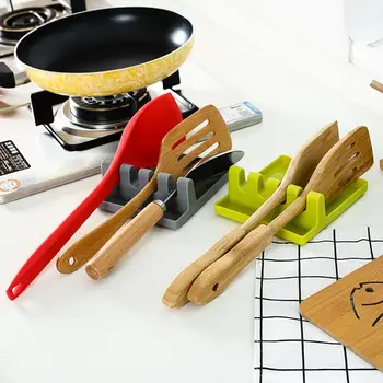 

Spatula Pot Lid Holder Rack Spoon Colander Rack Stand Containers Tableware Pad Multifunctional Kitchen Storage Organizer Shelf