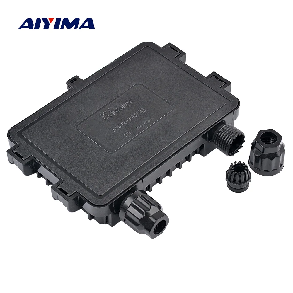 

AIYIMA 70W 140W 250W Solar Junction Box Waterproof IP67 For Solar Panel PV Junction Box Solar Cable Connection With Diode