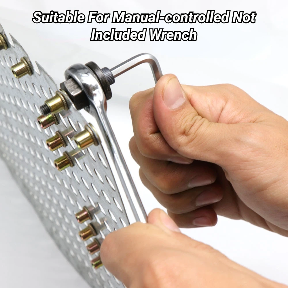 RIVEUTEUSE,M5Ensemble D'outils De Pistolet À Riveter Manuel M3m4m5