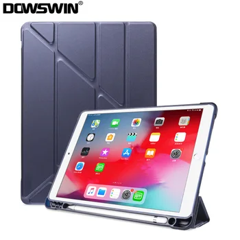 

For iPad Pro 10.5 Case with Pencil Holder, Smart Cover For iPad Air 3 Case Leather Cover For iPad 10.2 7th Gen Air 3 2019 Case
