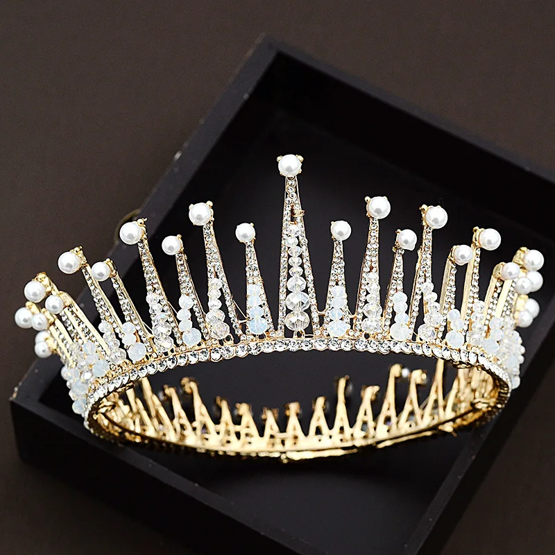 

Fashion Jewelry Queen Crowns Wedding Hair Accessories Headband Diadem