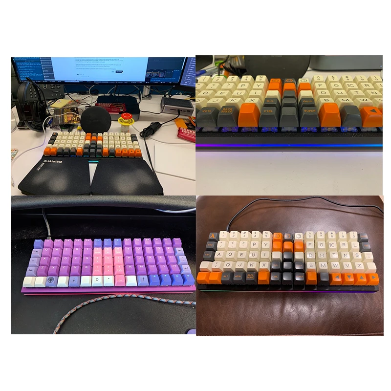 ID75 Горячая замена Pcb Rgb клавиатура комплект QMK75keys Tpye c для claver Gamer Серебристый Серый