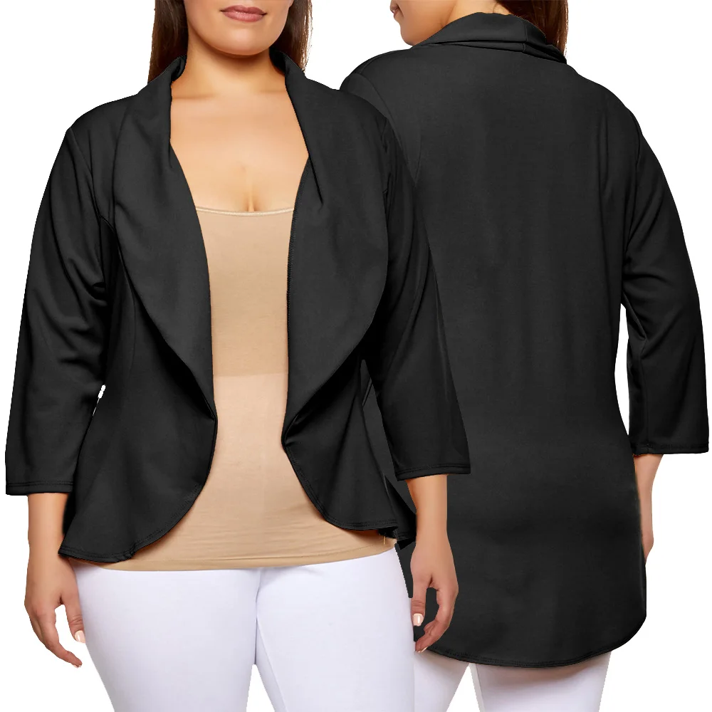 Women Tops And Blouses Plus Size Women Blazers And Jacket black Blazer Coat Women Clothes 2019 Office Ladies Oversize Blazer D25