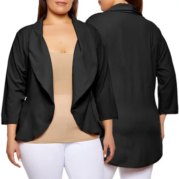 

Women Tops And Blouses Plus Size Women Blazers And Jacket black Blazer Coat Women Clothes 2019 Office Ladies Oversize Blazer D25