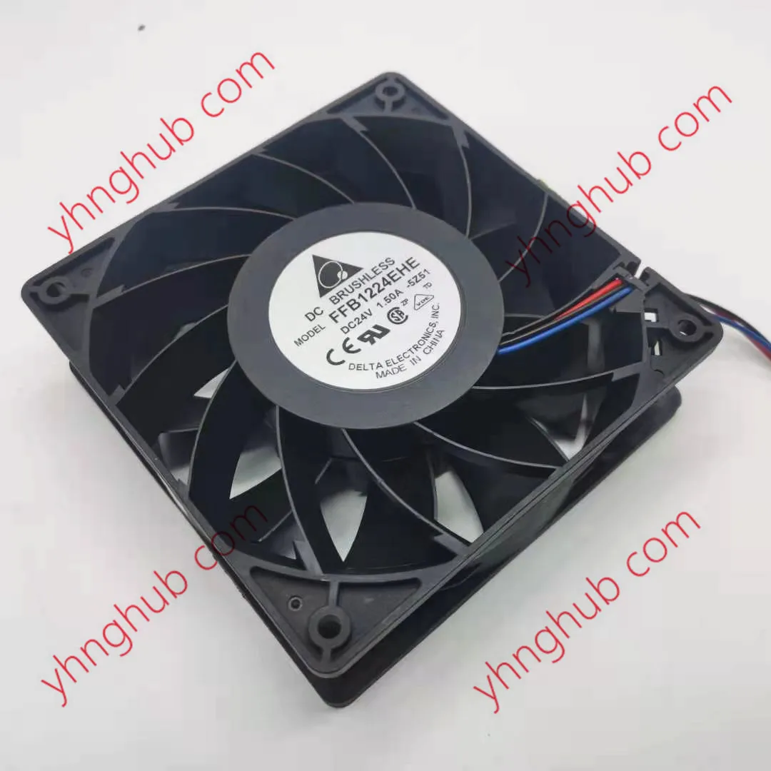 

3-проводной Вентилятор охлаждения сервера Delta Electronics FFB1224EHE 5Z51 DC 24 в 120 А 120x38 мм