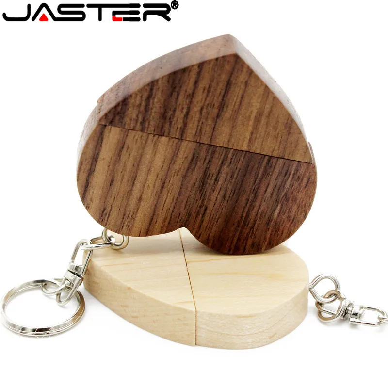 Usb флеш накопитель JASTER creative love heart 4 ГБ 8 16 32 64 usb 2 0 Подарочный Флешка с логотипом|USB