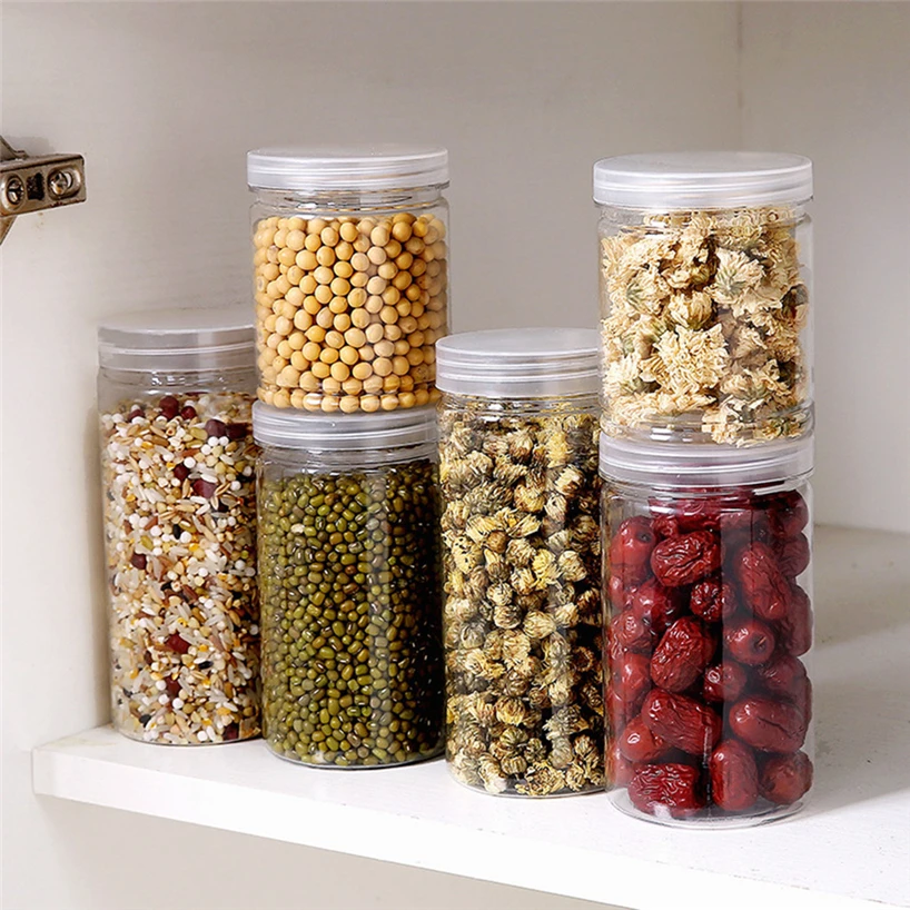 Practical Transparent Plastic Sealed Storage Box Simple Dry Grain Storage Box Household Kitchen Fresh Storage Box