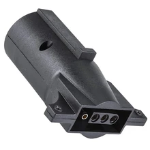 Горячие Новые 7-способ лезвие для 4-полосная плоский адаптер 7-контактный для 4-контактный трейлер вилка подключения адаптера