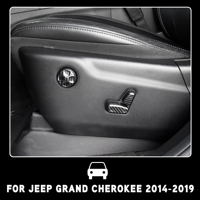 Pcmos ABS углеродное волокно центральная консоль Декор Рамка Накладка для Jeep Grand Cherokee- интерьер молдинги наклейки аксессуары