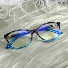 Абсолютно новые модные женские очки пресбиопии анти синий светильник очки для чтения цветочный ультра светильник увеличитель HD прозрачные линзы+ 100~ 400