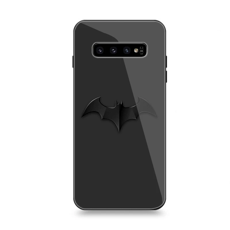 G2 Чехол для телефона Стекло для samsung A10 A20 A30 A40 A50 A60 A70 S7 край S8 S9 S10 плюс Чехол Marvel Бэтмен логотип - Цвет: G2