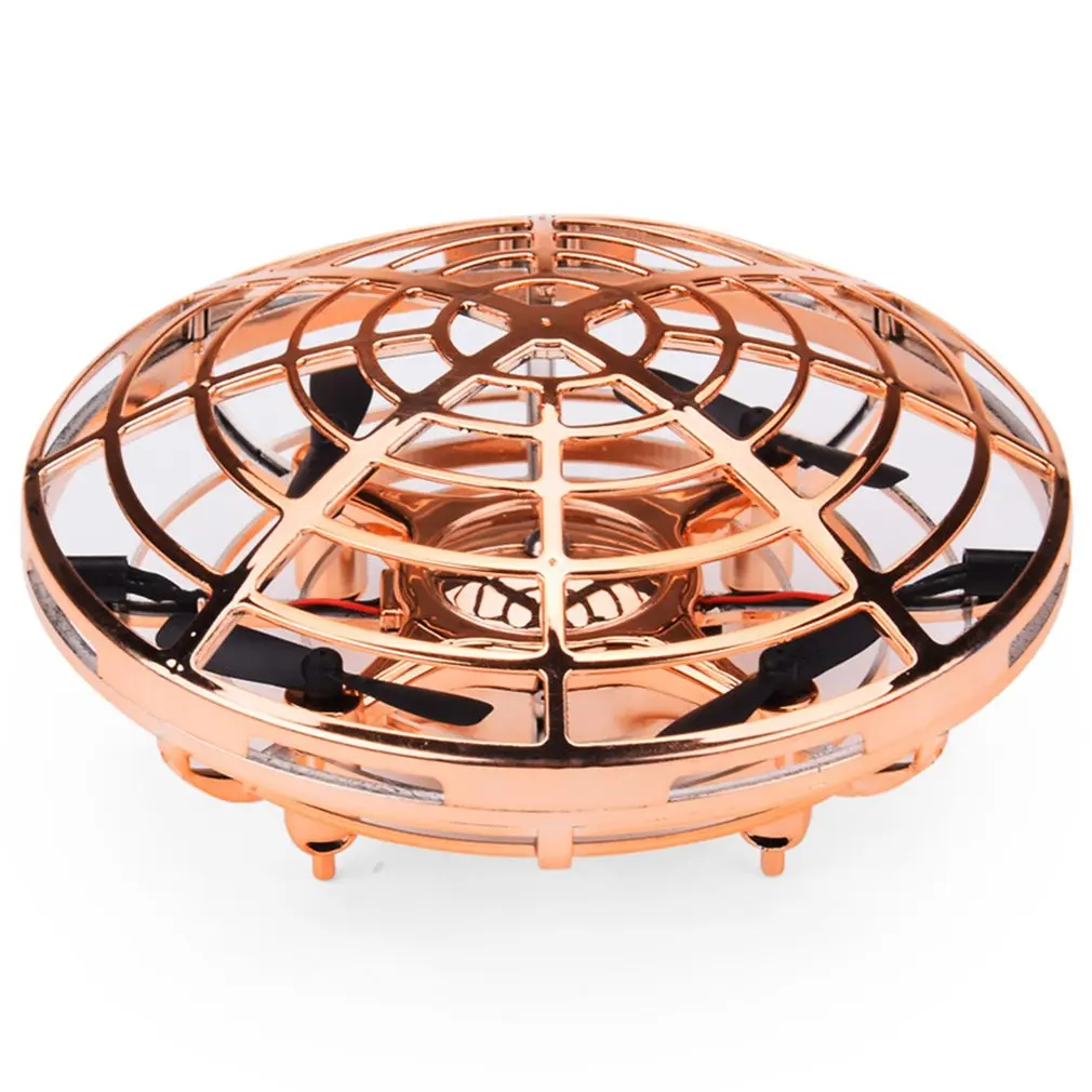 MINI RC Drone with Sensors 2.4G 4CH Quadcopter Gyro Fly Ball Smart No remote control Shatterproof Pocket UFO safe Toys for Kids