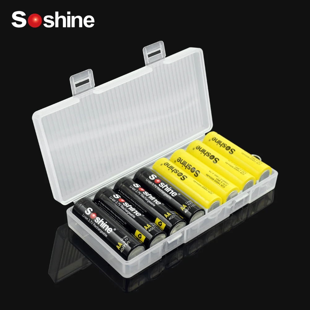 New Durable Battery Box for CR123 18350 26650 6F22 Holder Storage Cases 1x 2x Rechargeable Container |