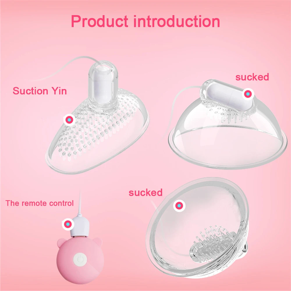 10 Frequency Breast Nipple Sucker Nipple Pussy Clitoris Massager 3 In 1 Pump Sex Stimulator Enlarger Vibration Toys For Women