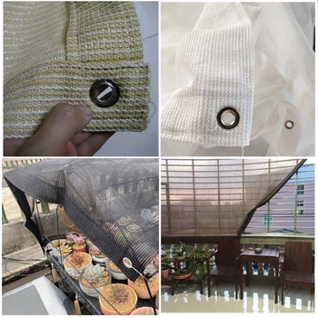 

Black White Yellow Coffee Small Common Sizes Home Garden Balcony Yard Use Awning Sun Shade Sail Strong Anti Pull No Collect