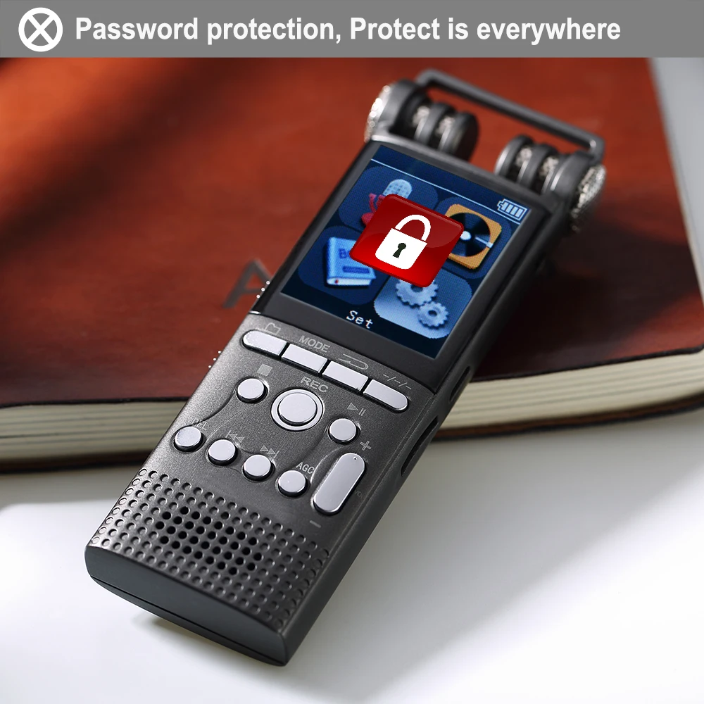 Профессиональный цифровой диктофон с голосовой активацией 8 ГБ 16 USB ручка