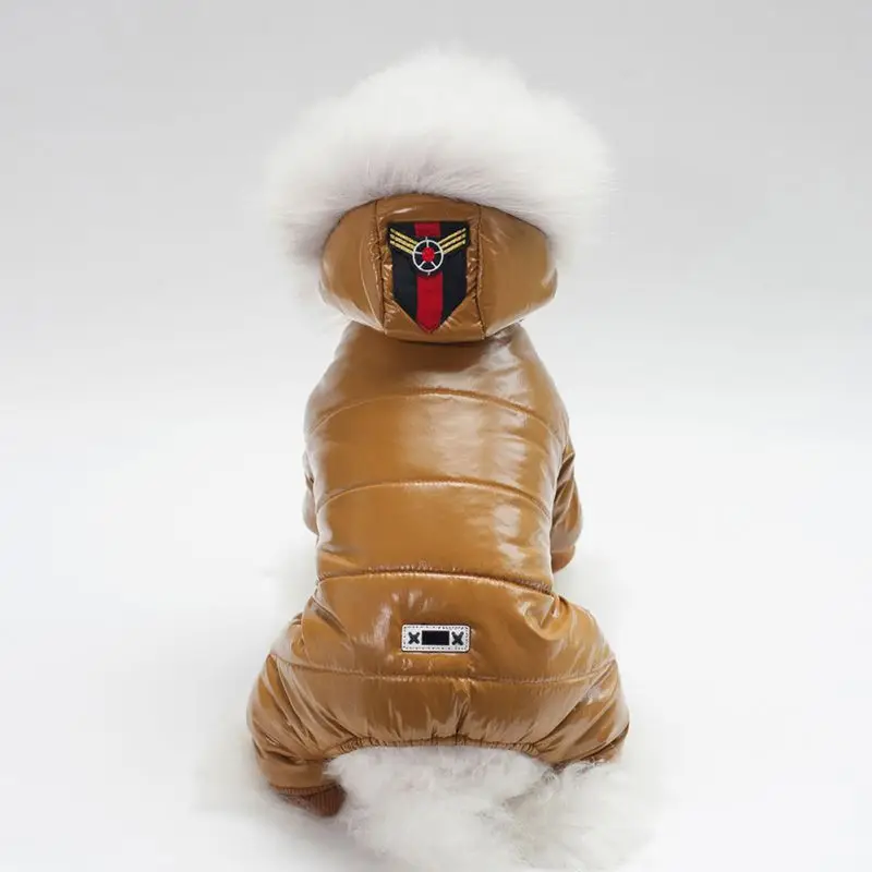 Зимняя одежда для собак, теплое плюшевое пальто для домашних животных, куртка, комбинезон на четыре ноги, одежда для маленьких собак, костюм для собак, одежда, наряд, Ropa Perro