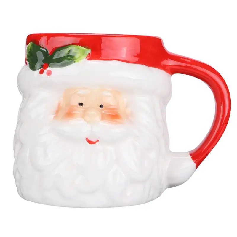 

1Pc Christmas Santa Mug Kids Gift Cup Creative Ceramic Cup (Assorted Color)