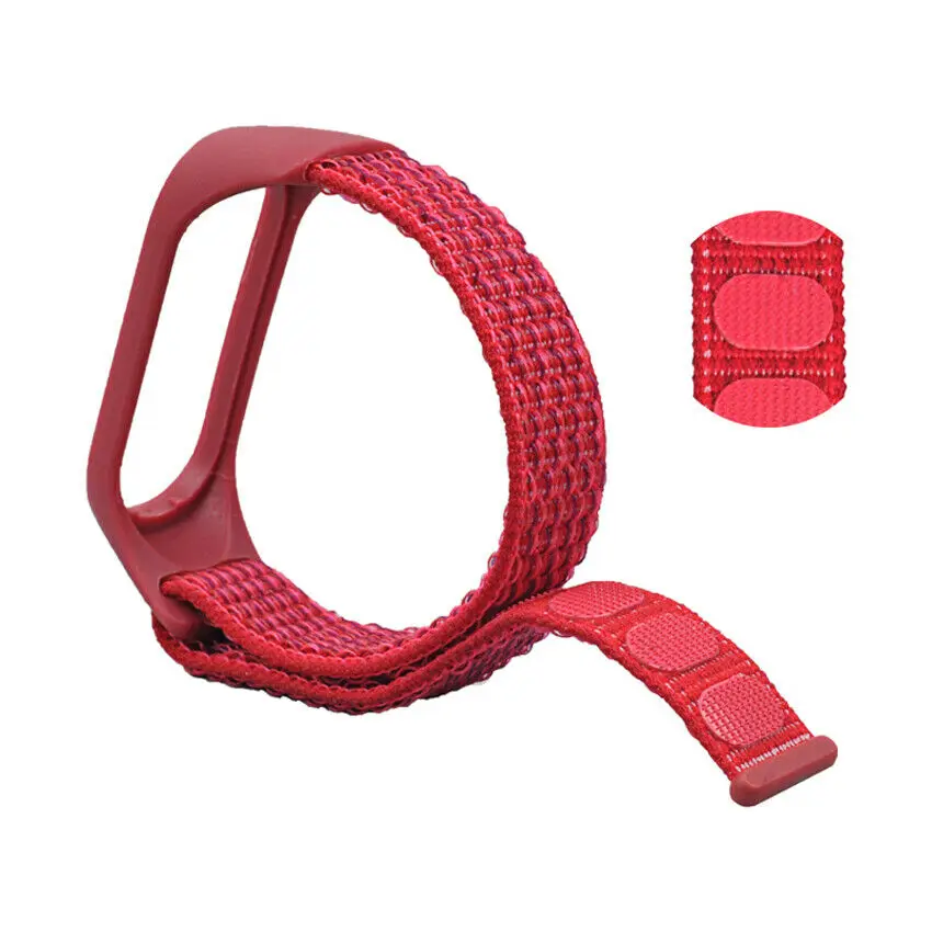 Nylon Strap Wristband for Xiaomi Mi Band 5 4 3 Wrist Bracelets Sport loop watch Belt Smart Watch Band Replacement Accessories