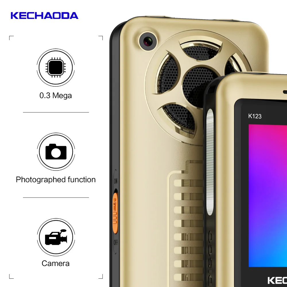 GUOPHONE K1232.8 &quot4 частоты мобильный телефон 3 карты 6000 мАч караоке большая батарея
