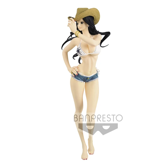 Японское аниме "ONE PIECE" Banpresto блестки и Гламурные Коллекционные фигурки-WALK STYLE Нико Робин