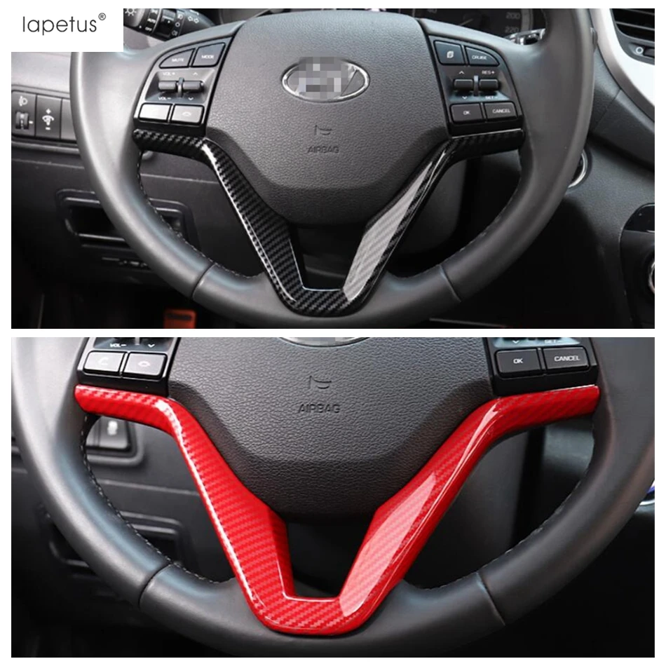 Аксессуары Lapetus подходят для Hyundai Tucson 2016 2020 ABS рулевое колесо форма V декоративный