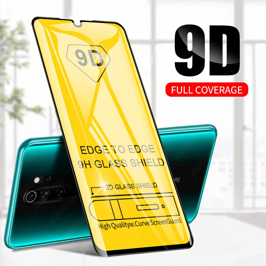 

9D Full Glue Tempered Glass Full Cover Screen Protector for Xiaomi Mi Redmi Note 8 Pro Protective Glass for Redmi Note 8Pro