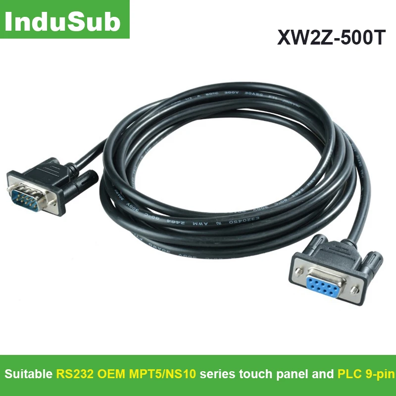 XW2Z 500T OEM MPT5/NS10 series Сенсорная панель и ПЛК 9 контактный кабель RS232 для Omron PLC