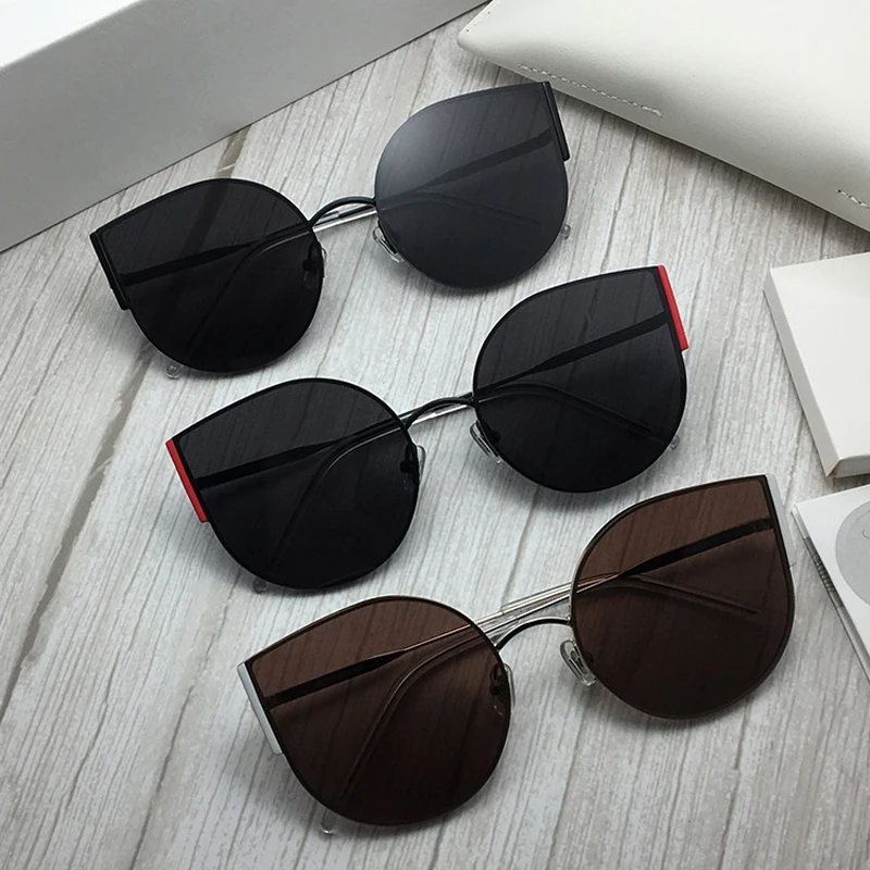 

Korea Brand Designer GENTLE CHAMELEON Sunglasses UV Protection Cat Eye Sun Glasses Women Men With Original Box