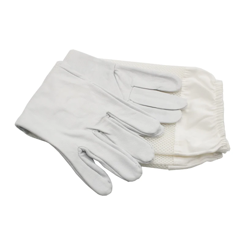 Beekeeper Anti-bee Gloves Beekeeping Protective Sleeves Ventilated Sheepskin And Canvas For Apiculture Tools Beekeeping Gloves