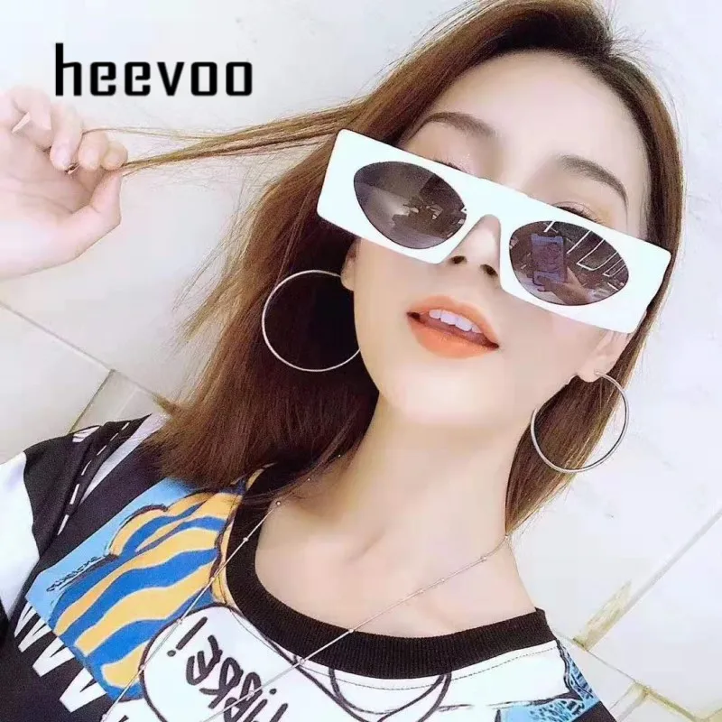 

Small Square Sunglasses Women Fashion Sun Glasses Black Red Pink Flat Female UV400 Eyewear Oculos Street Trendy Glasses