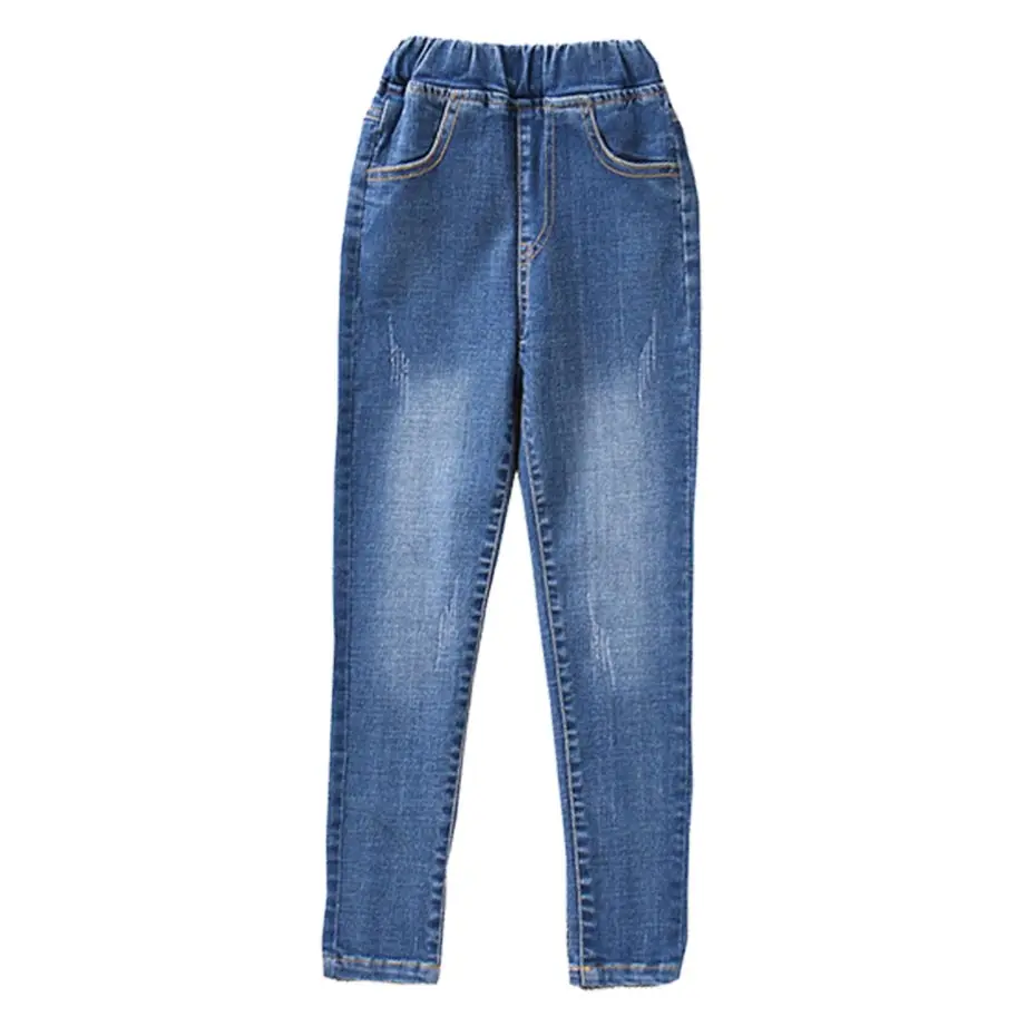 New Girls Jeans Slim Skinny Girl Child Fashion Pencil Pants Kids Spring Autumn Children's For Teen Party |