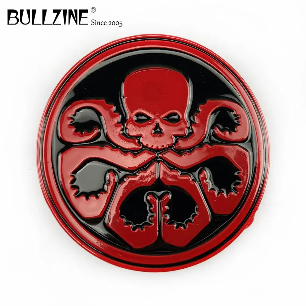 The Bullzine wholesale Avengers Captain America Hydra red skull belt
