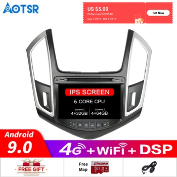 

Android 9.0 Car gps multimedia dvd Player Radio For Chevrolet CRUZE 2015 car GPS Navigation multimedia video player headunit dsp