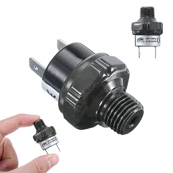 

1pc 120~150 PSI Air Compressor Tank Pressure Control Switch Control Valve 1/4" NPT End Mayitr Black Auto Pressure Switches