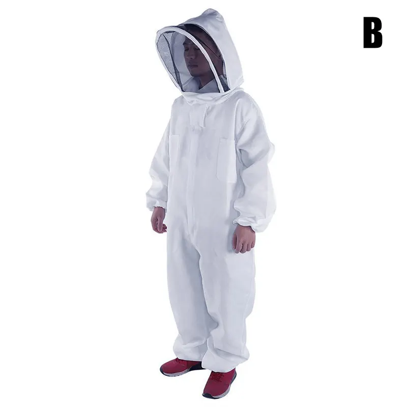 Cotton Защитный костюм для пчеловодства для всего тела, профессиональный защитный костюм для пчеловодства L5#4 - Цвет: Cotton