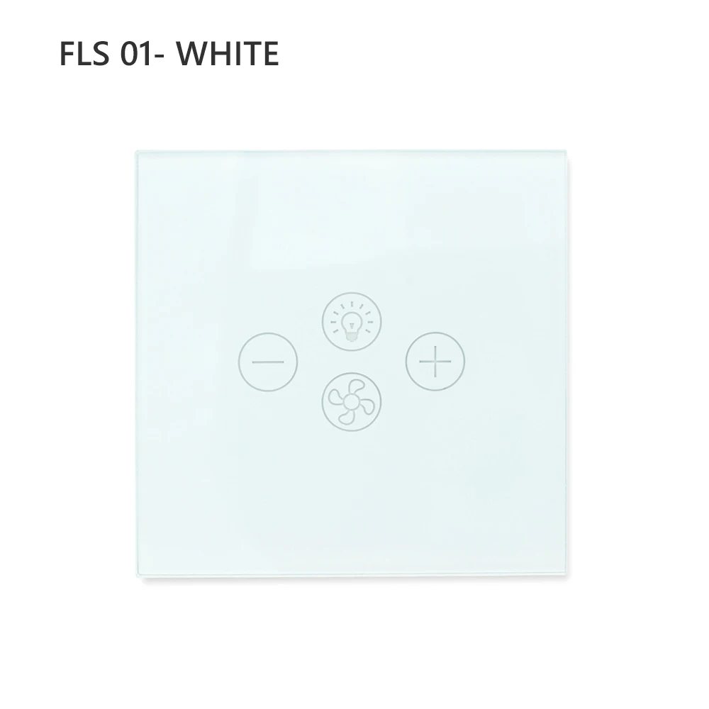 AVATTO Tuya Wifi вентилятор светильник переключатель, умный потолочный вентилятор лампа переключатель с различной скоростью Голосовое управление Alexa, Google Home - Комплект: FSL01 White