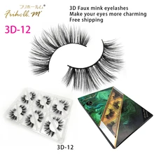 Friholl. m 25 мм накладные ресницы оптом 3D норковые ресницы длинные натуральные инструменты для макияжа глаз Искусственные ресницы