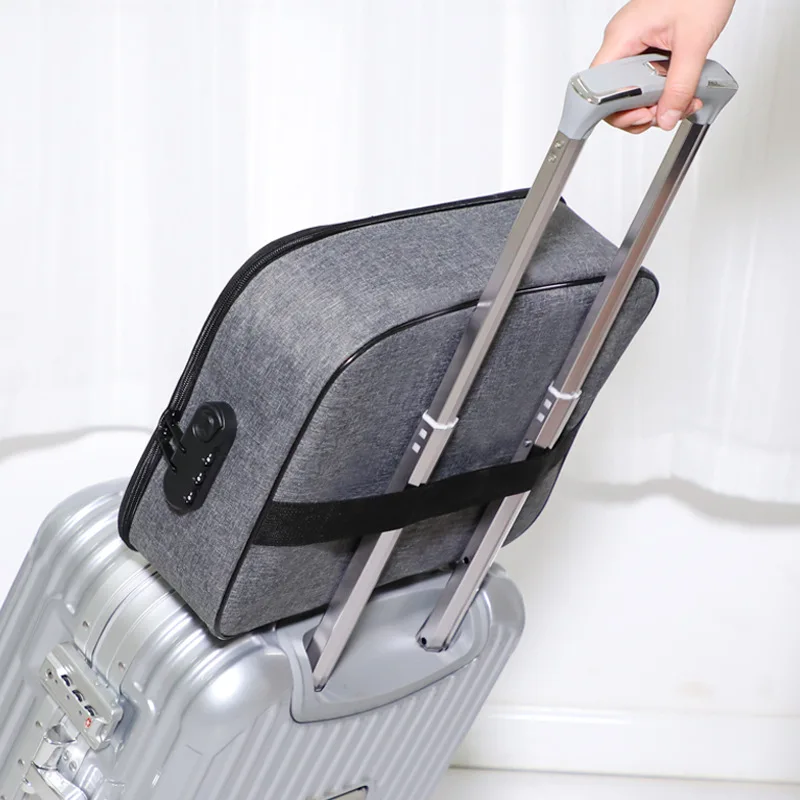 

Doucument Travel Bag Capacity Pouch ID Credit Ticket Card Wallet Cash Box Holder Bag Organizer Insert Handbag Business Briefcase