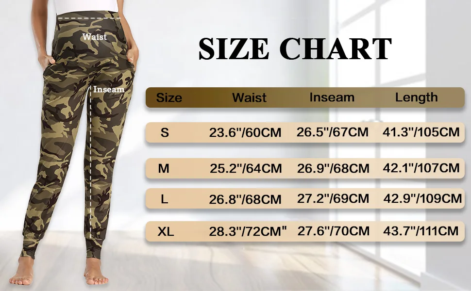 maternity work clothes Women's Maternity Fold Over Comfortable Lounge Pants Pregnancy Clothes Super Soft Jogger Sweatpants With Pockets modern maternity clothes